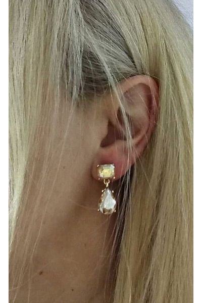 mos&more Honey Stone Drop Stylish Women's Earrings