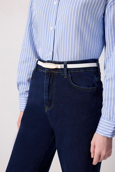 Touché Privé Long Buckle Thin Belt