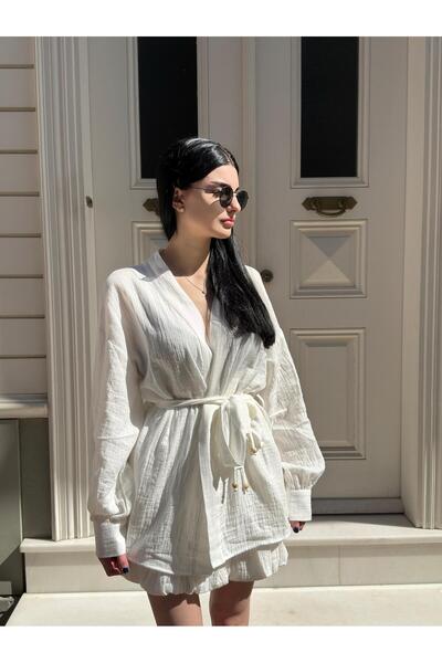 Bemore34 OVERSIZE PAMUK KİMONO