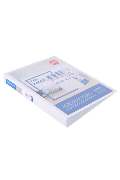 Deli Ring Binder WHITE E5610N