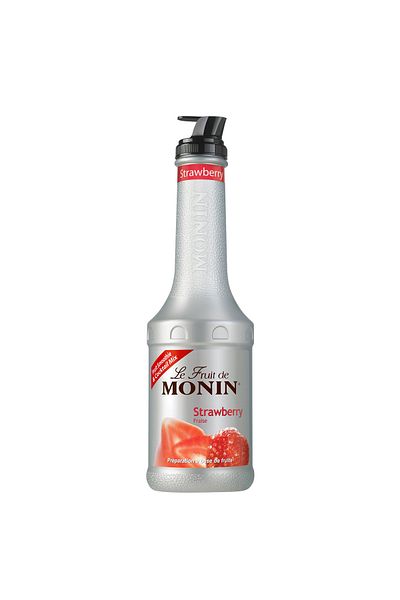 Monin Syrup bar, Monin, Strawberry Puree Mix, 1 l