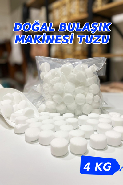 SETA Shop Doğal Bulaşık Makinesi Tuzu (4 KG) Mavi Etiket