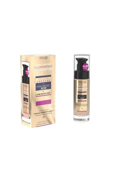 Vollare Illuminating Foundation, Hyaluronic Acid, 503 Medium Beige