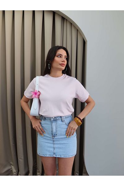 ESRAHELVACI Tricou cu gât crew din Lycra