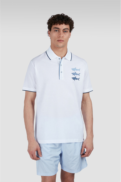 PAUL&SHARK Cotton Polo Shirt with Buttons