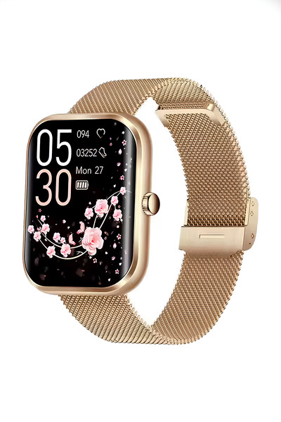 Ticen Bluetooth Görüşmeli Akıllı Saat Mikrofonlu, Mesaj Bildirimli, Sesli Asi...