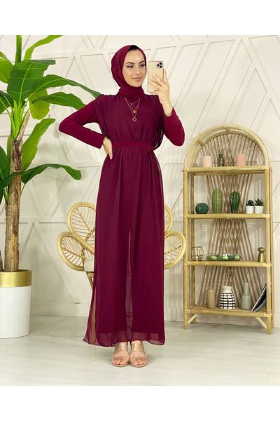 onix Berva Jumpsuit Bordolu Shoes
