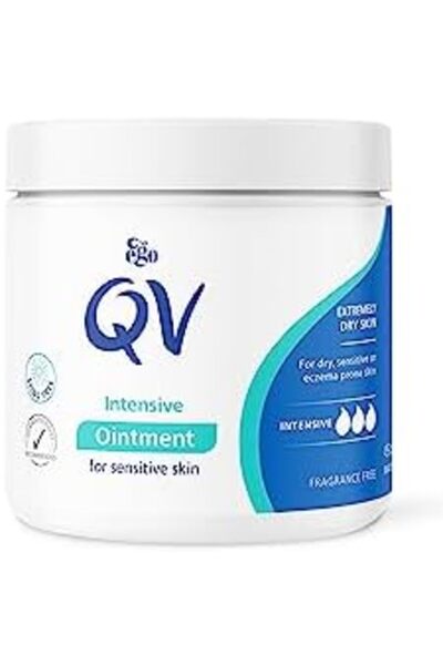 Qv Full Body Ointment, Moisturizer and Soothing for Sensitive, Dry, and Combination Skin, 450 Grams