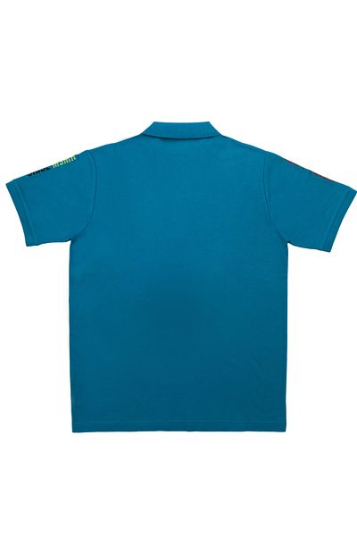 Masimar 100% Cotton Polo Neck T-Shirt with Print Detail