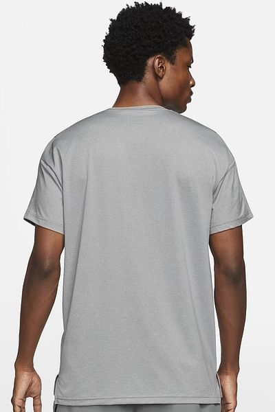 Nike Ανδρικό μπλουζάκι προπόνησης για τρέξιμο με κοντό μανίκι Pro Dri Fit Γκρι