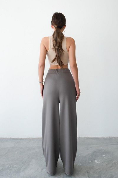 Behind Look Φαρδιά Φούτερ Modal με τσέπες Mink
