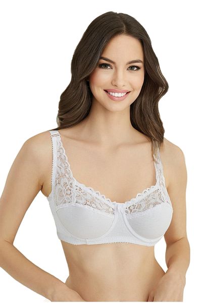 AYCI Wire Lace Combed Cotton Gathering Bra (Without Sponge)