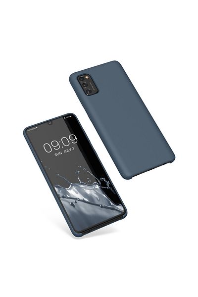 KWmobile Carcasă pentru Samsung Galaxy A41, silicon, albastră, 52301.202
