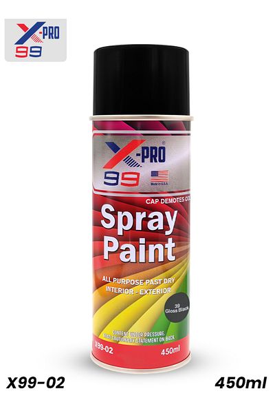 X-PRO 99 Gloss Black Spray Paint