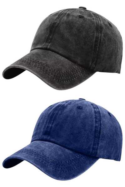Uniquetrenders Unisex 100% pamuk paket vintage kape sa dva dela