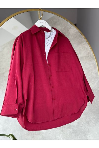 modabetce Oversize Balloon Sleeve Shirt