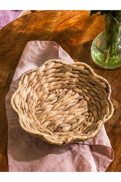 LC Waikiki Lcw Home Wicker Decorative Basket 24 cm