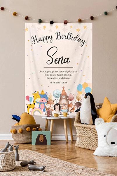 Atalya Reklam ve Tasarım Kişiye Özel Doğum Günü Happy Birthday Yazısı , Duvar...