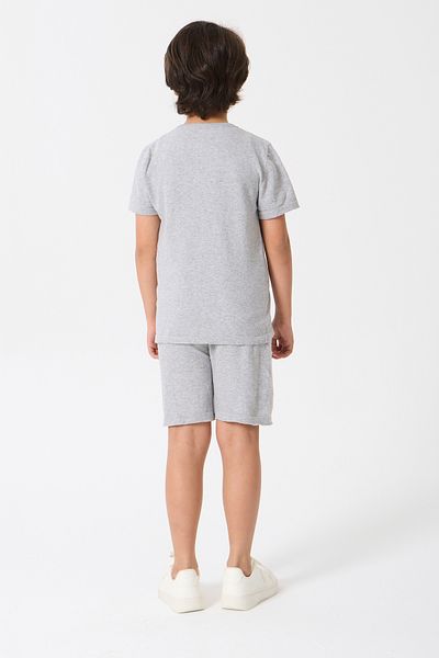 Nisrakids Boy's Top and Bottom Suit Knitwear Summer Crew Neck - Shorts - 100% Cotton