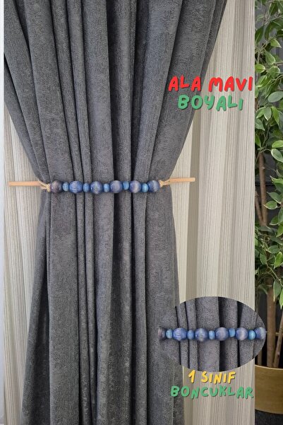 Armashine Suport pentru perdea din lemn lustruit în stil boem 1 bucată