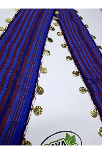 ASYA PAZARLAMA Black Sea Burgundy Blue Lira Keşan, Scarf, Shawl, Scarf, Hair Band, Bandana, Puşi