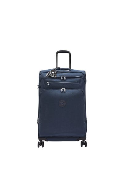 Kipling Medium expandable wheeled luggage Unisex Blue Bleu 2 New Youri Spin M I7706-96V