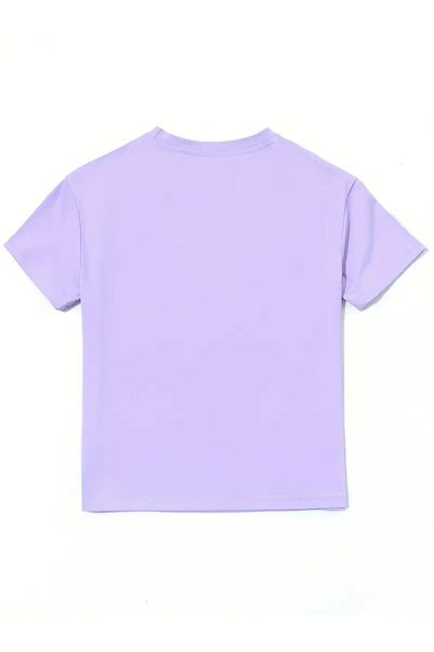 PENTHİLUS Costum de vară confortabil și respirabil pentru fete, cu design modern și model de pisici atrăgătoare.