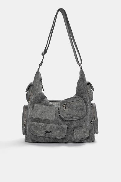 Pull & Bear STWD multi-pocket crossbody bag