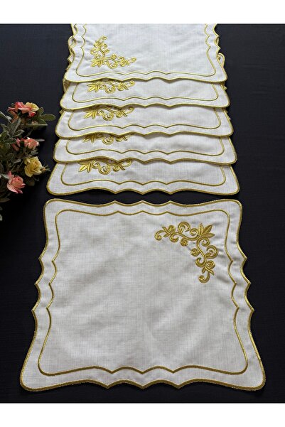 Smiling Home 6 Adet Keten Gold Renk Taç Modeli Amerikan Servisi/supla