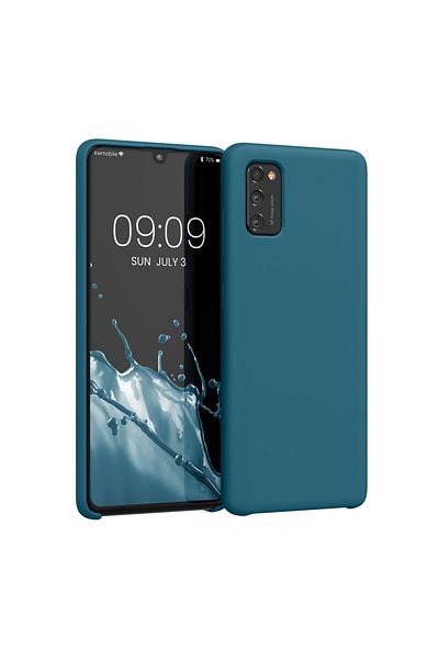 KWmobile Husa pentru Samsung Galaxy A41, silicon, verde, 52301.57