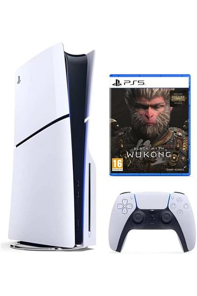 Sony PlayStation 5 Slim Disc Console + Black Myth: Wukong - International Version