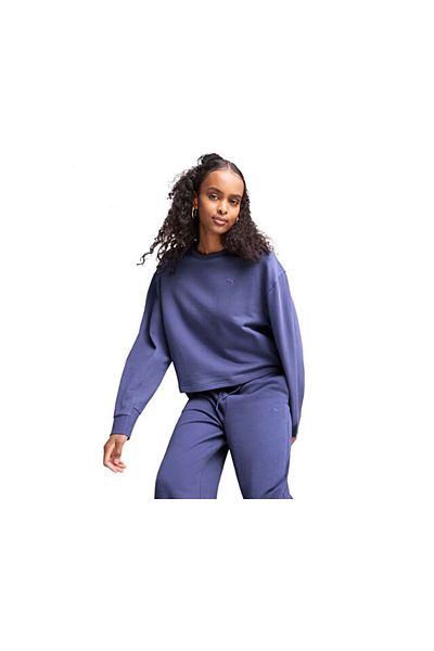Puma Дамски суитшърт Puma Relaxed Crew Daily в лилаво 68505846