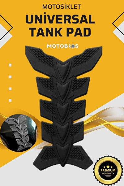 Motobros SİYAH TANK PAD ÇİZİKLERİ VE DARBELERİ ÖNLER (TÜM MOTOSİKLETLERLE UYU...
