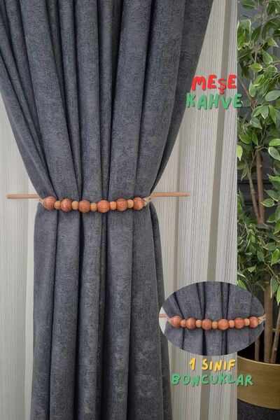 Armashine Στήριγμα κουρτινών Bohemian Style Γυαλισμένο Ξύλινο 1 Τεμάχιο