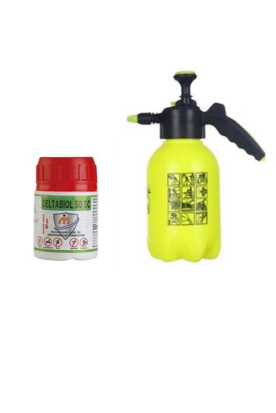 DELTABİOL SC50/Hamamböceği Kene Tatarcık İlacı/2LT İlaçlama Pompası