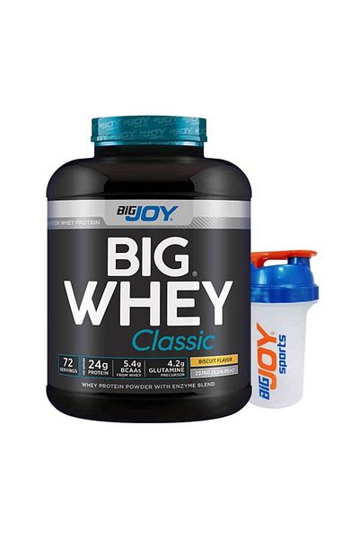 Big Joy Bigwhey Classic Whey Protein Powder Bisguit 2376g Biscuit Protein Powder Weather Enzyme Blend