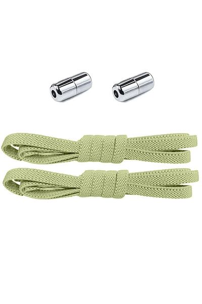 hapshoe Adjustable 1 Pair Green Screw Capsule End 6 mm Rubber Practical Lacing