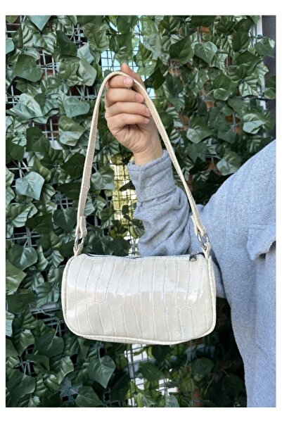 TakıDolabı Geantă din piele lacuită bej