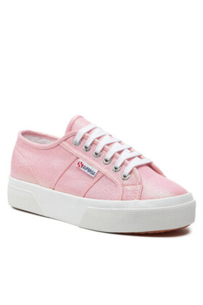 Superga adidasi dama superga 2740 PLATFORM LAME roz