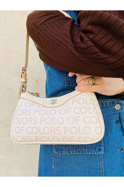 Çanta Trend Geantă Baguette Polo Of Colors din piele artificială