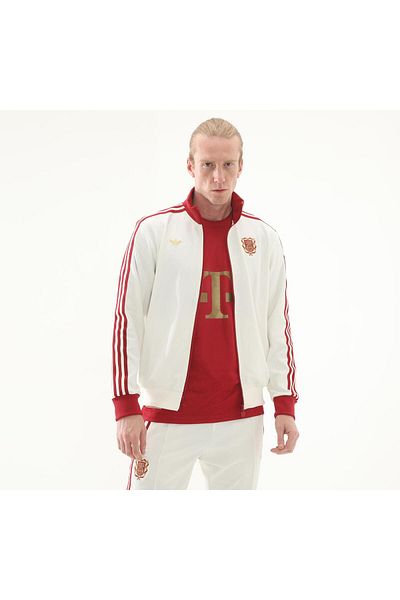 adidas   Jachetă albă 125 Tt pentru bărbați JF0593-e FC Bayern