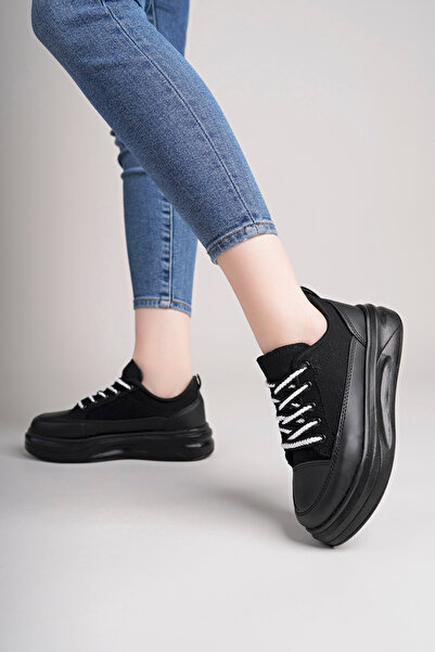 pasyone Women's High Sole Checker Pattern Casual Shoes