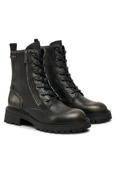 Pepe Jeans Pantofi sport damă Trappers negri PEPE JEANS-PLS50548 999 BLACK