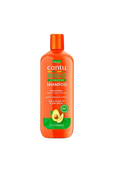 Cantu Avocado Hydrating Shampoo 400ml Sulfate-Free Moisture Boost for Dry & Curly Hair