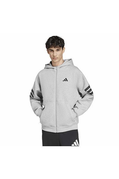 adidas Γκρι Adidas M Fi 3S Fz Ανδρικό Μπουφάν JD4828-E