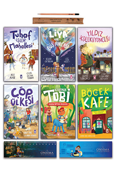Timaş Çocuk 2. 3. Sınıf Hikaye Seti - Karınca Tobi Çöp Ülkesi Liya Tuhaf İşle...