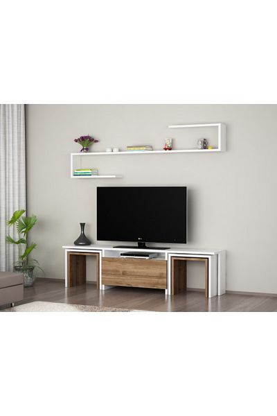 SAHABA TV table with 4 Ege serving tables