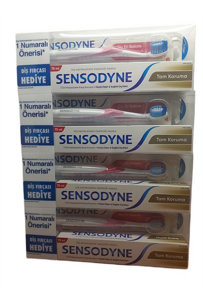 Sensodyne 75 ml Toothpaste + Gum Care Soft Toothbrush 2 L Set X 4 Pcs