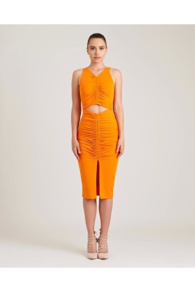 TakıDolabı Φόρεμα πορτοκαλί