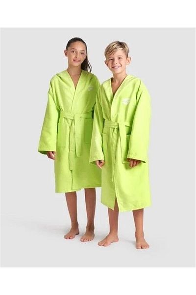 ARENA ZEAL JR ROBE/ARCTIC LIME-WHITE ΠΑΙΔΙΚΟ ΜΠΑΝΙΟ